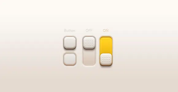 PSD buttons and switches