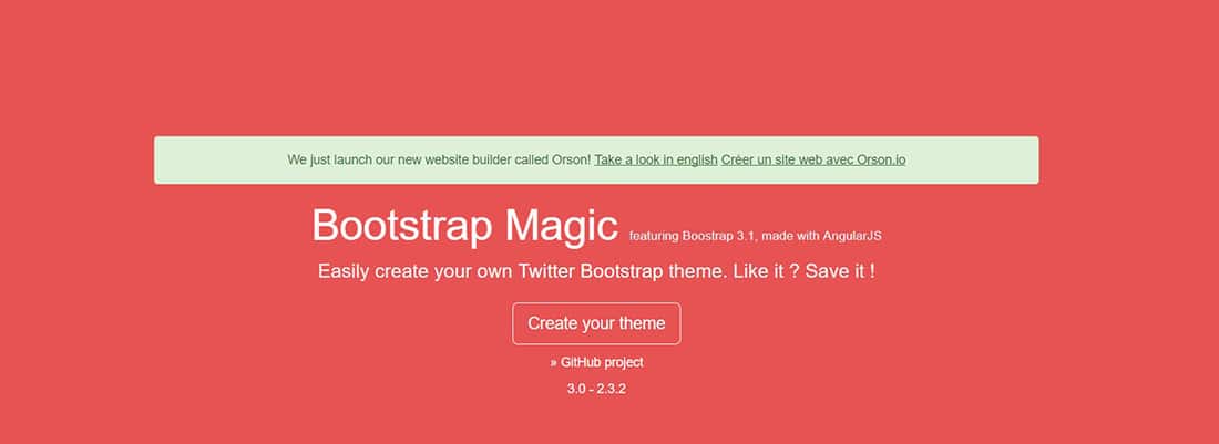 Bootstrap Magic _ Generate your own bootstrap theme quickly and easily