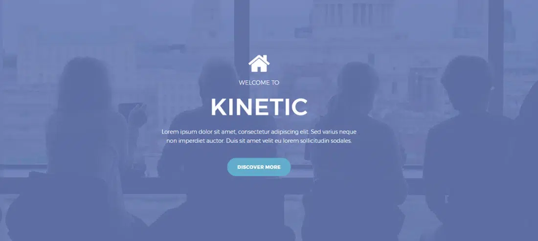 Kinetic - Free HTML CSS Templates