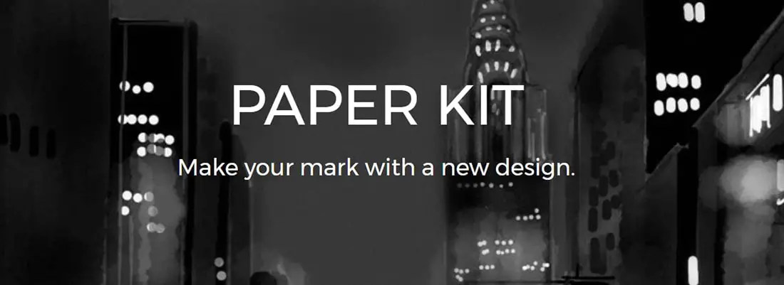Paper Kit by Creative Tim HTML UI Kits Freebies