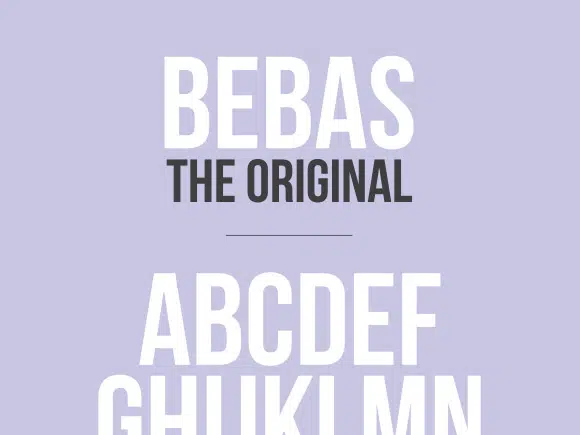 Bebas Neue free font [Updated]