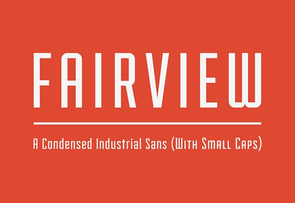 Fairview font