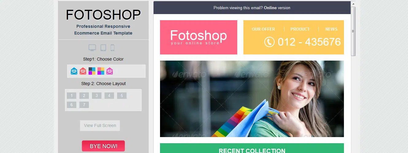 Fotoshop - Responsive Ecommerce Email Newsletter