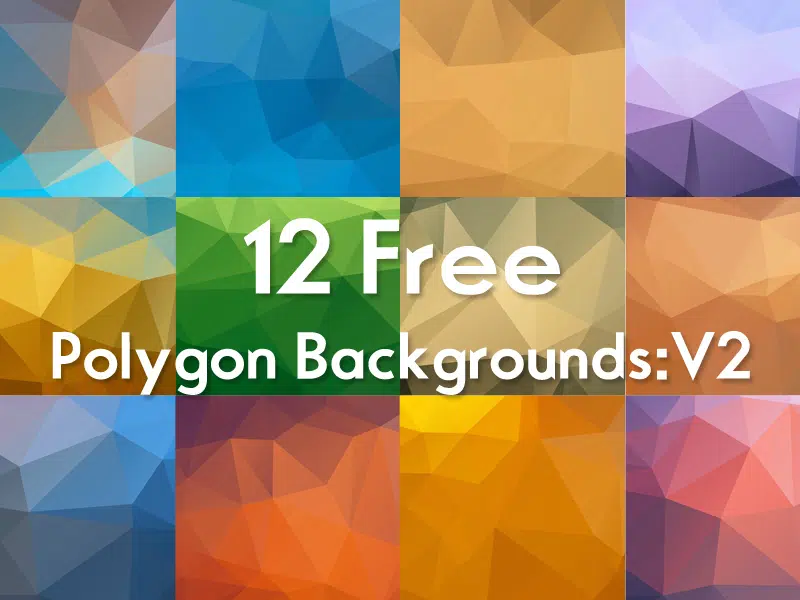 Free Polygon Backgrounds V2