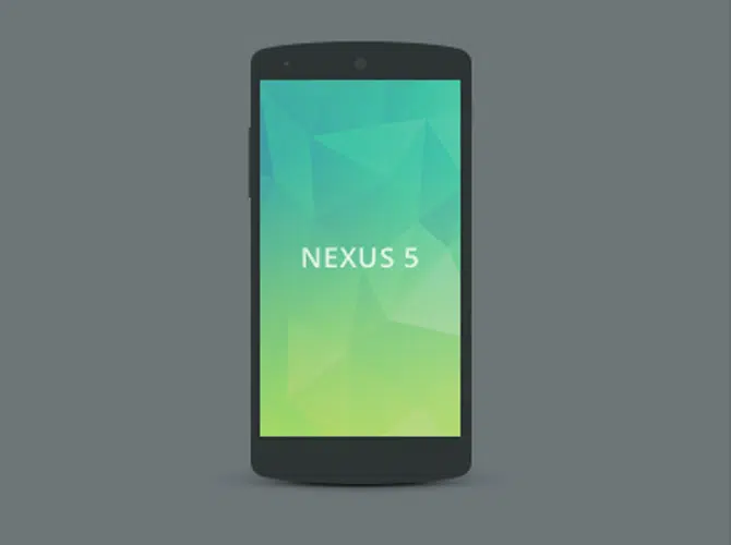 Nexus 5 Mockup Free PSD