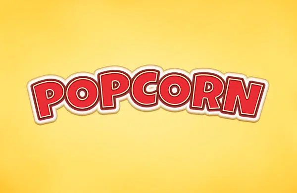 Popcorn Text Effect
