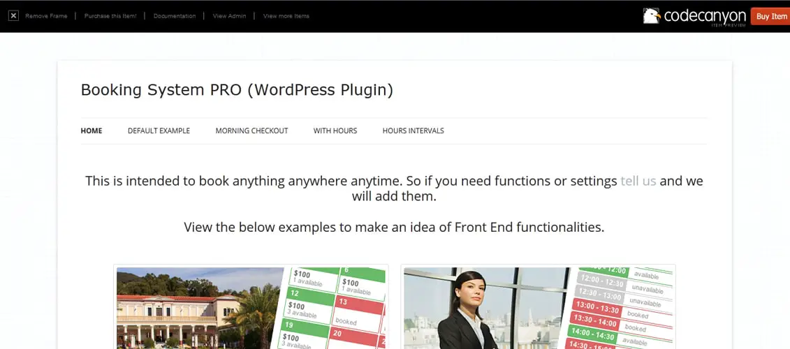 Booking System PRO (WordPress Plugin)