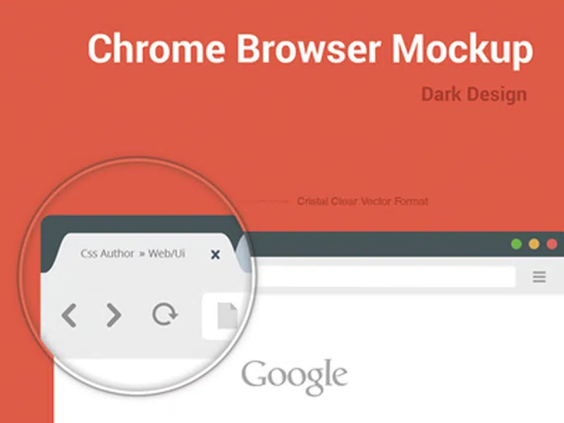 Chrome Browser Mockup