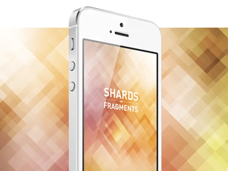 Shards Fragments iPhone 5 Wallpaper