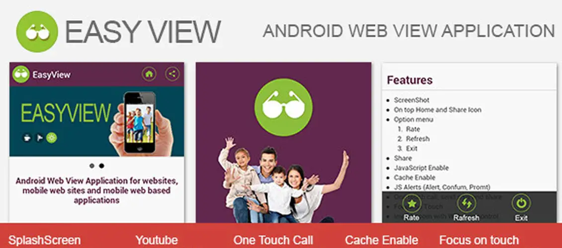 EasyView - Android WebView App template