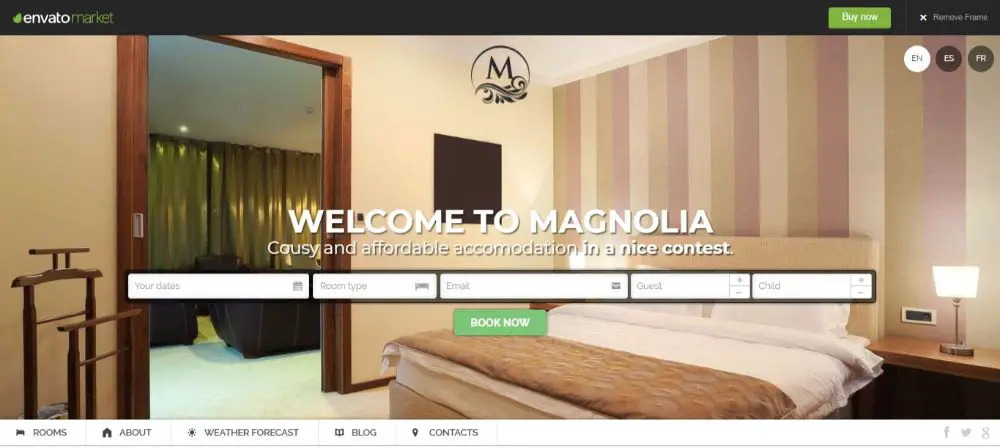 MAGNOLIA - Hotel Booking WordPress Theme
