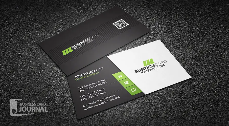 Clean & Stylish Corporate Business Card Template