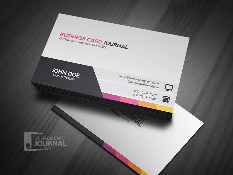 Unique & Modern Corporate Business Card Template