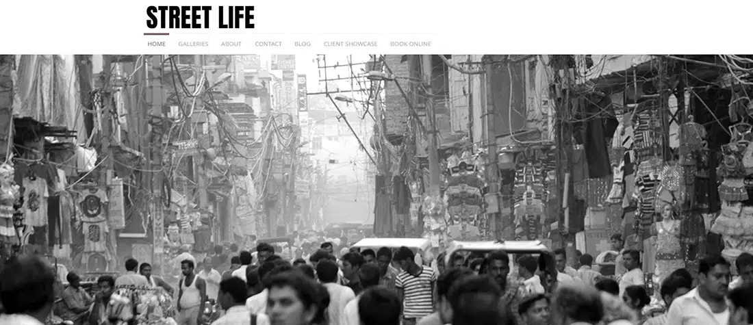 Street Photography Website Templates 