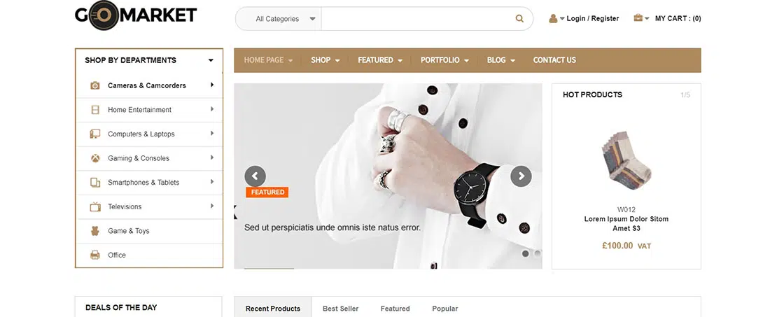 Woo GoMarket Fashion Retail Website Themes