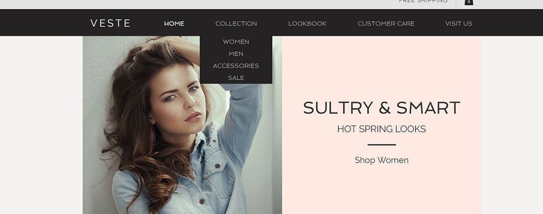 Fashion Boutique Fashion Retail Website Themes