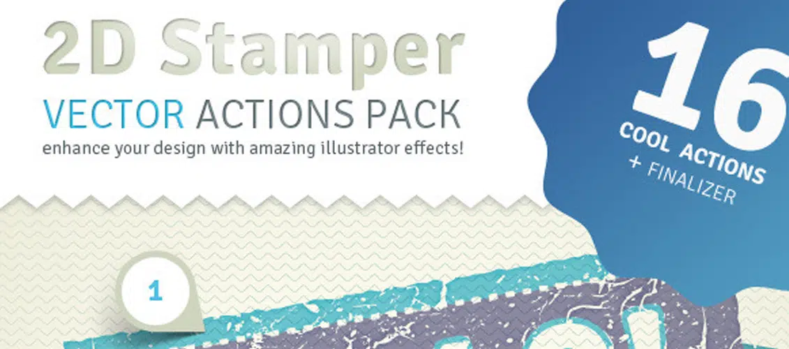 2D Trash Stamper - Vector Actions Pack