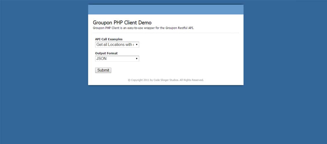 Groupon PHP Client