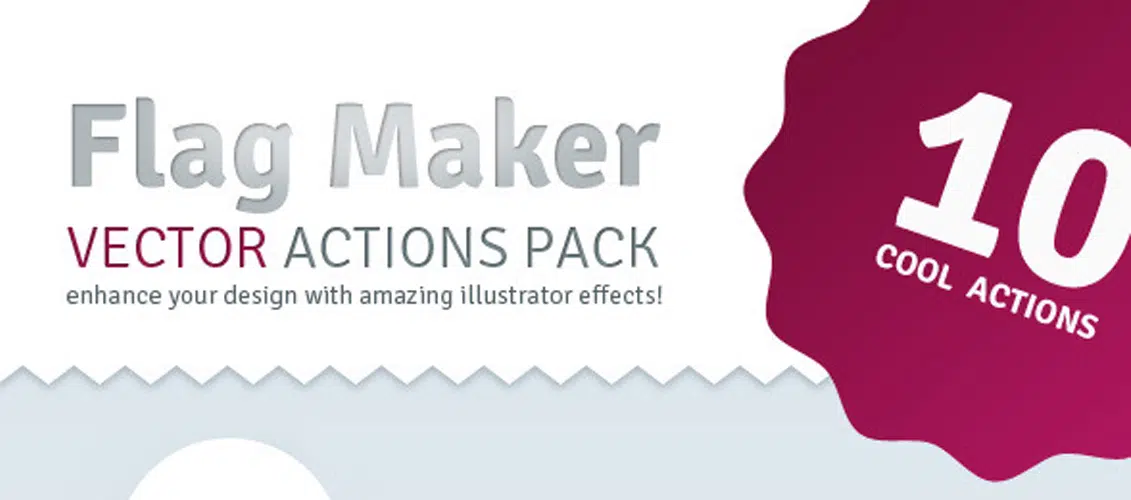 Vector Flag Maker - Illustrator Actions Pack