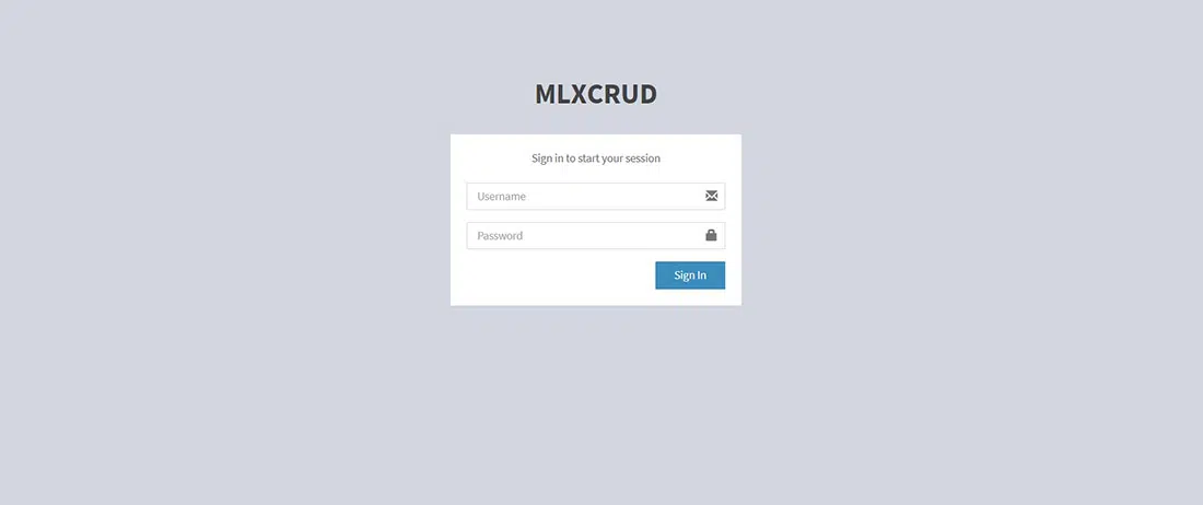 MLX CRUD PHP Scripts for Project Management Tools