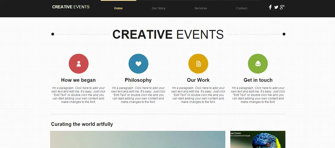 Creative Agency Marketing Website Template