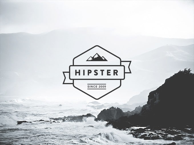 Hipster Logo Creator Pack Free PSD