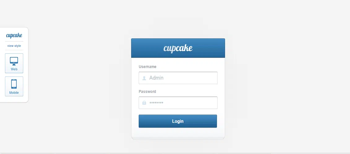 Cupcake - Premium Admin Template + Mobile Theme
