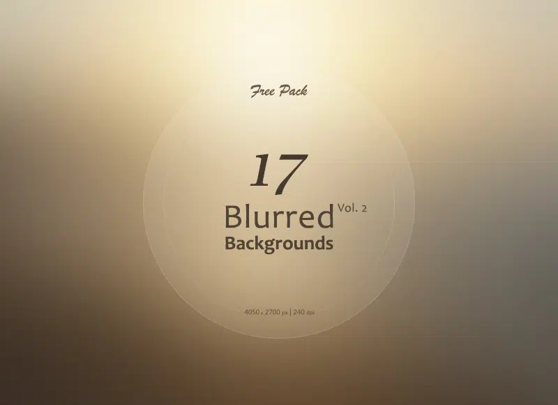 Free Blurred Backgrounds (17 Items)
