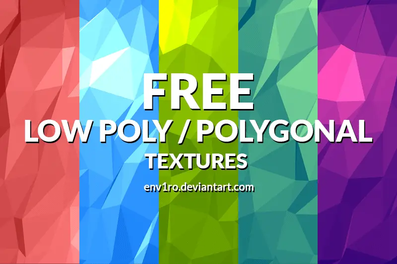 Free Polygonal Low Poly Background Textures