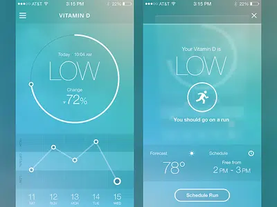 Health Mobile App Concept