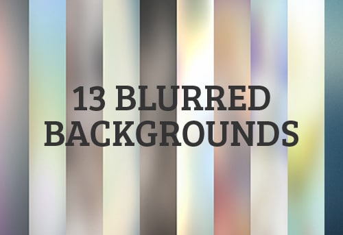 High-Resolution Blur Backgrounds (13 Items)