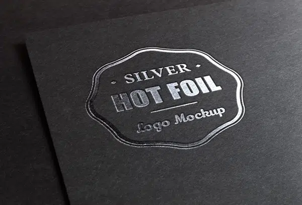Silver Stamping Logo MockUp