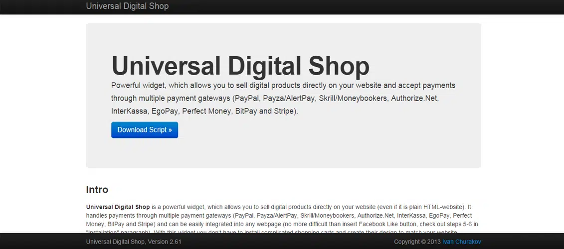 Universal Digital Shop