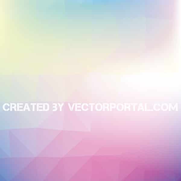 Vector Abstract Colorful Polygon Background Design