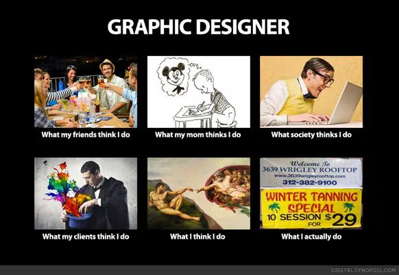 Graphic designers meme
