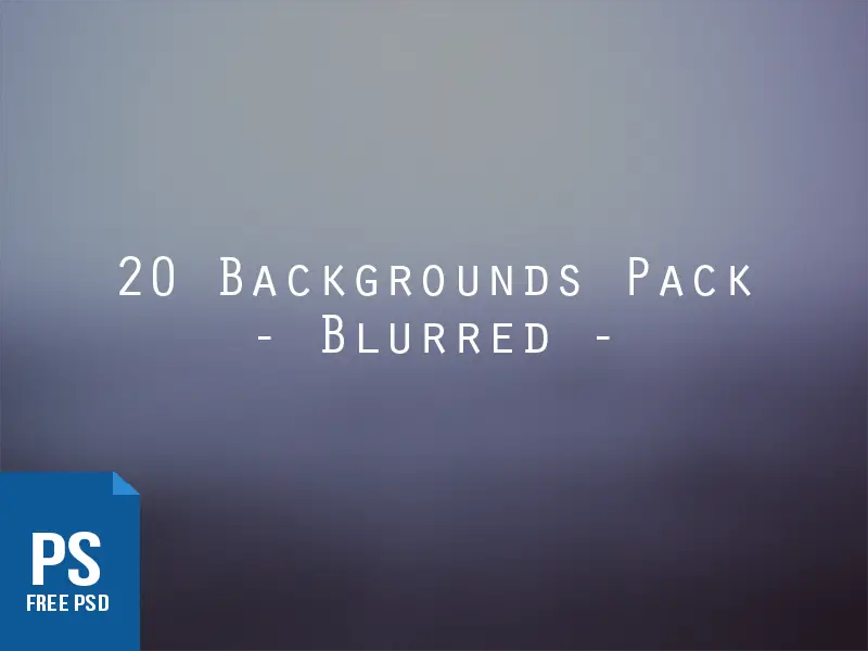 20 Blurred Backgrounds Pack