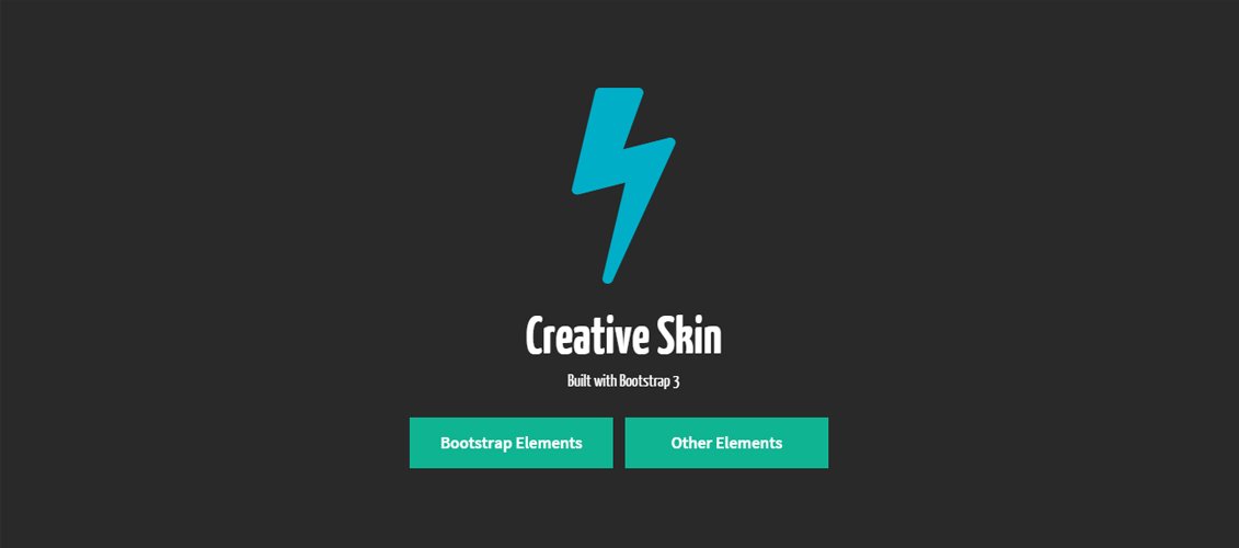 Creative Bootstrap Skin
