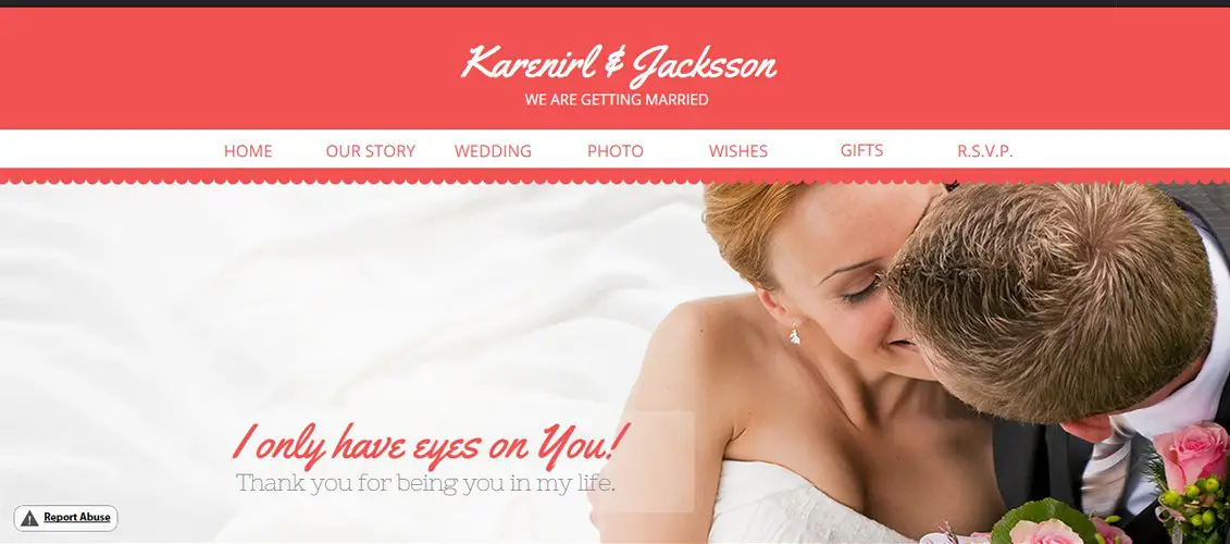Wedding - Just Married - Muse Template