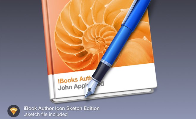 iBook Author Icon Sketch Freebies