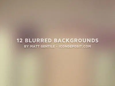 12 Blurred Backgrounds by Matt Gentile