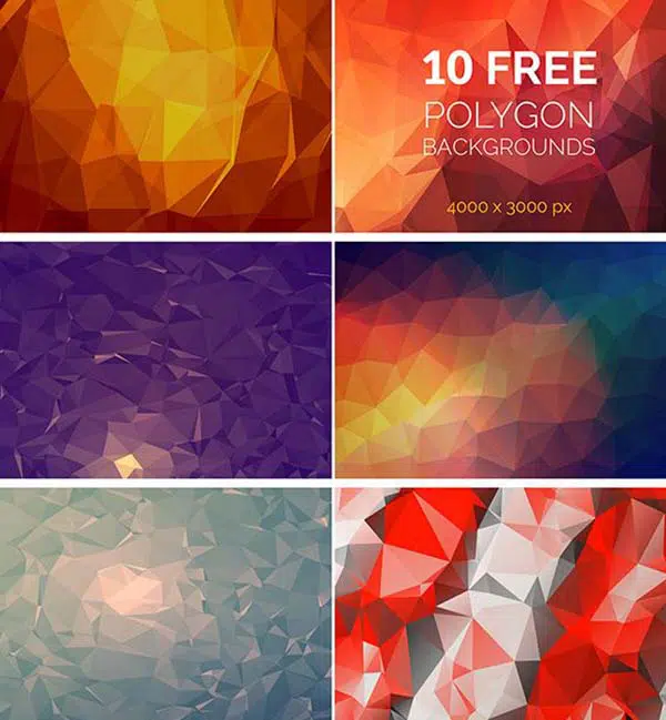 28+ Wonderful Free Polygon Background Packs