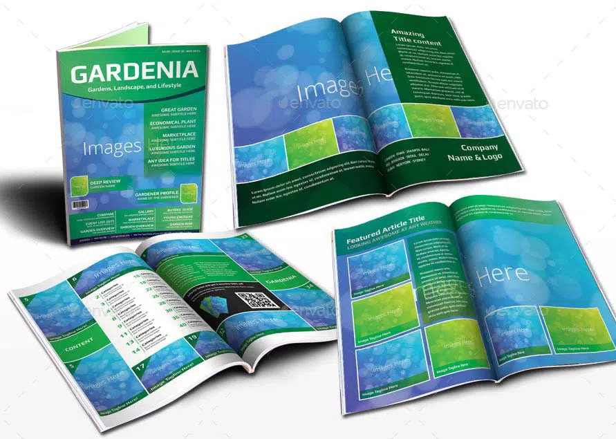 40 Pages Gardenia Modern Magazine Template