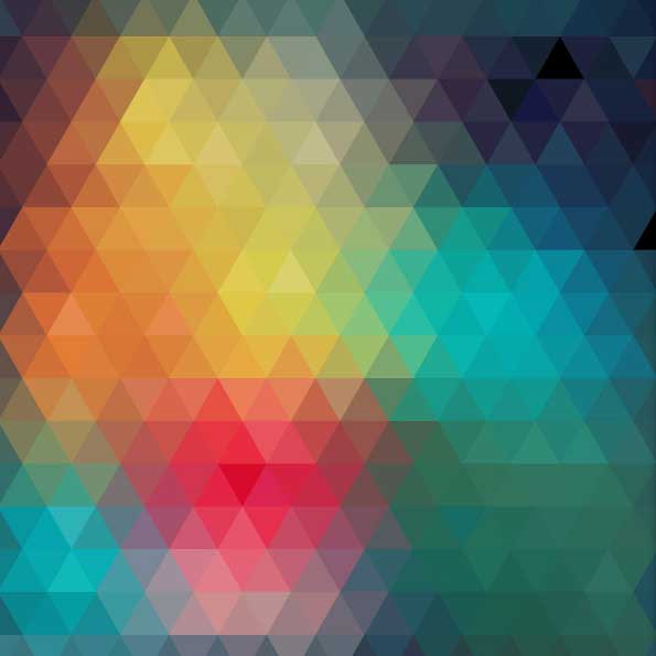 Geometric colorful abstract background vector by Vector Beast
