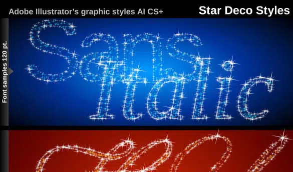 Illustrator Graphic Styles Stars Deco Illustrator Add-on