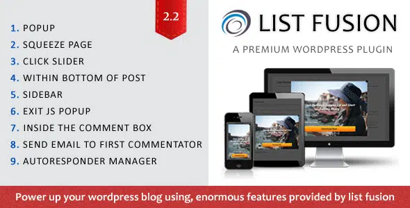 List Fusion - Best PopUp and Lead Generation Plugin