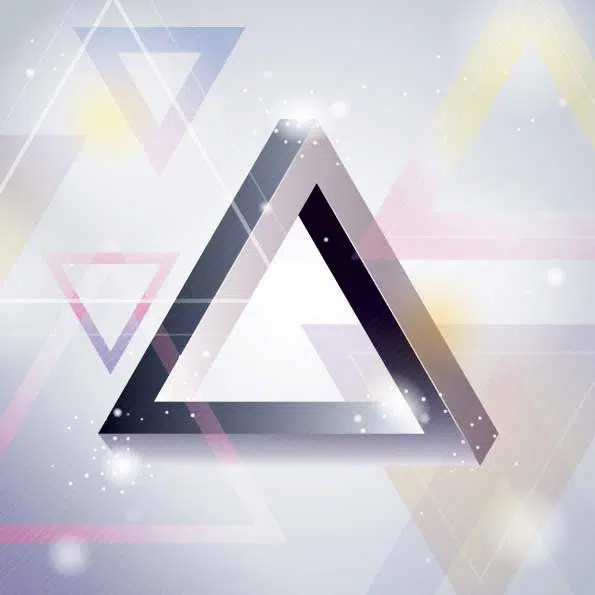 Triangle Background Vector Graphic by Dry Icons