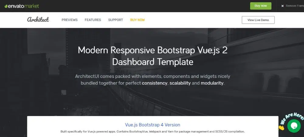 ArchitectUI - Vue.js Bootstrap Admin UI Dashboard Template