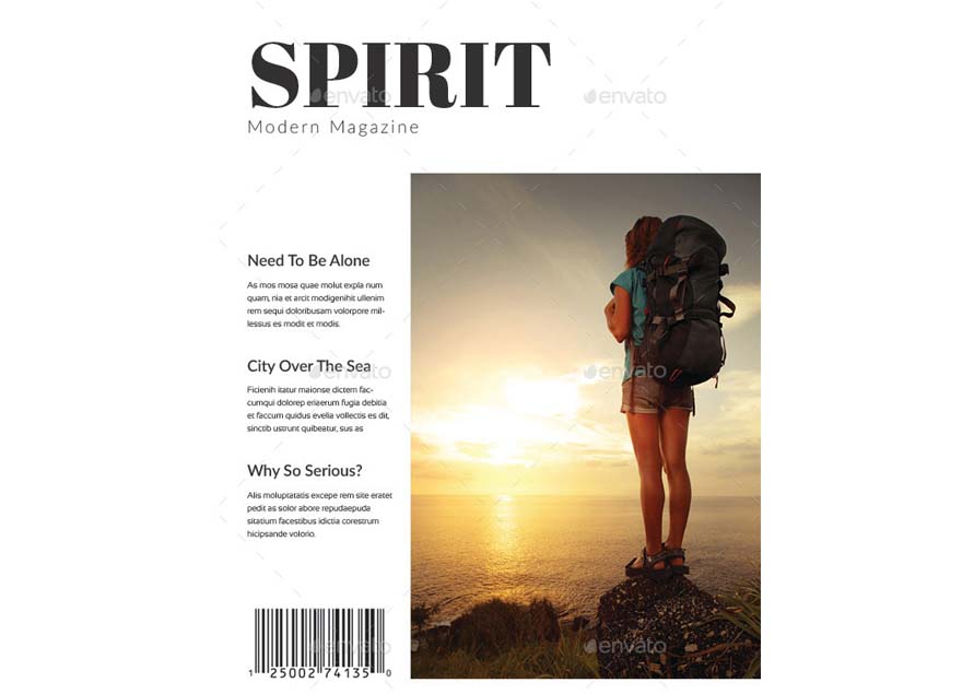 spirit magazine Templates for Magazines