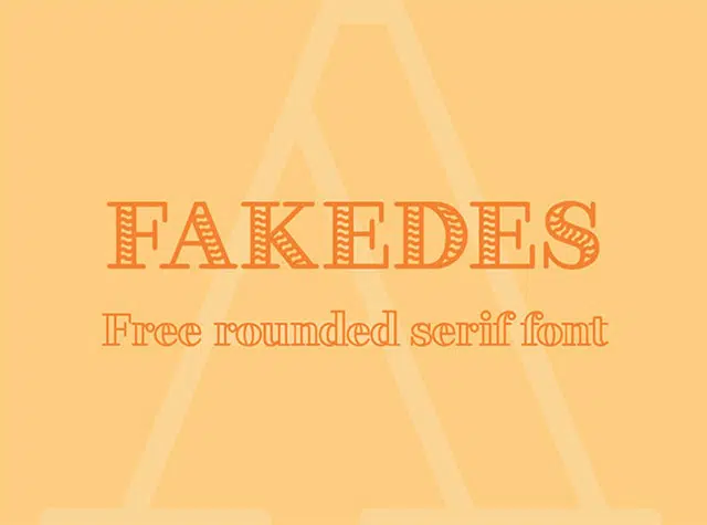 Fakedess free font