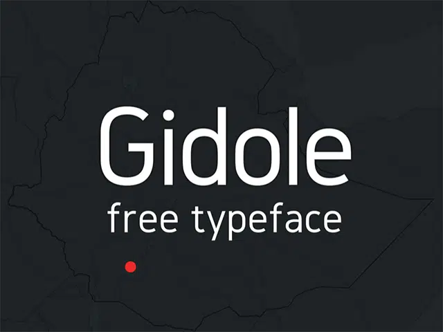 Gidole Sans free font